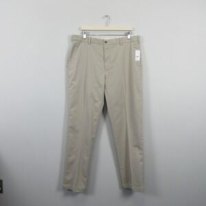 Brooks Brothers Clark Advantage Chino Wrinkle Free Mens Khaki Pants 38 W 34 L